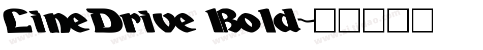 LineDrive Bold字体转换